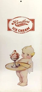Kewpie bambola gelato vintage originale Hendlers insegna negozio anni 20 Rosie O'Neill - Foto 1 di 1