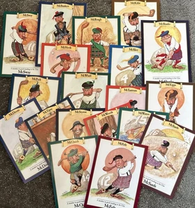 Golf Humor  ‘Award’ Card Scottish Character Cartoon GREMLINS OF GOLF Card Set - Picture 1 of 7