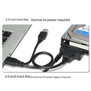 Câble rapide et facile III vers USB 3 0 pour 2 5 connexion disque dur - Photo 1/12