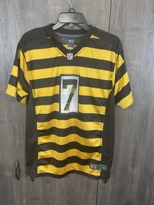 Vintage NFL Pittsburgh Steelers Ben Rothlisberger #7 Throwback Jersey Youth XL - Picture 1 of 7