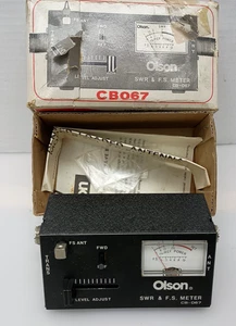 Herramienta de prueba de antena de radio medidor de intensidad de campo y SWR Olson CB067 de colección - Imagen 1 de 8