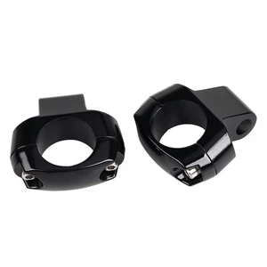 Turn Signal/Mirror Clamp Mount For Harley Motorcycle 1"Handlebar Dyna Touring XL - Picture 1 of 13