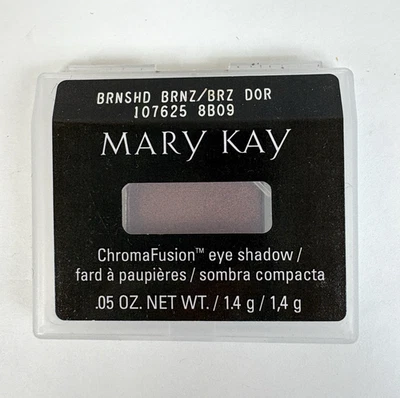 NEW Mary Kay Chromafusion Eye Shadow Burnished Bronze .05 oz ITALY #107625 - Image 1 of 4