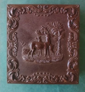 Rare Empty Sixth Plate Thermoplastic Case For Ambrotype-Tintype-Daguerreotype  - Picture 1 of 14