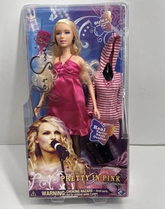 Taylor Swift "Pretty In Pink" Barbie Puppe RAR #1 Neu Strickjacke Jakks Pacific 12" - Bild 1 von 13