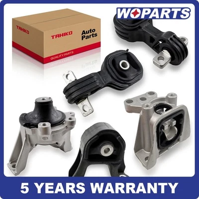 5PCS Engine Motor & Auto Trans Mount Set Fit For 2007-2011 Honda CR-V 2.4L 4 - Image 1 of 4