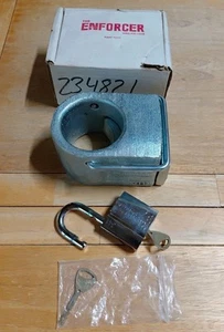 Enforcer King Pin Lock 1111 For Trailers And Containers Comes With 2 keys - Foto 1 di 12