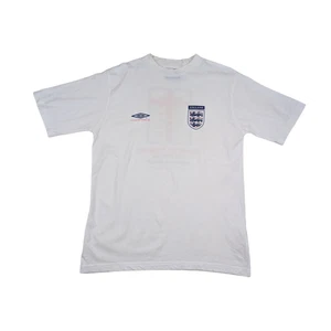 Vintage UMBRO 2002 FIFA World Cup Quarter Final England Vs Brazil T-Shirt - Picture 1 of 9