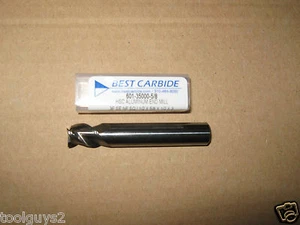 3/8 Zoll x 1/2 Zoll LOC x 2 1/2 Zoll lang 3-flötig Hochleistungs-Alaunhartmetall-Schaftfräser - Bild 1 von 1