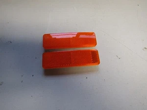 Fits 69 Dart Roadrunner Cuda Coronet Amber Side Marker Light Lenses 1969 NEW - Picture 1 of 2