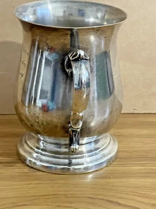 Engraved Silver Plated Pint Tankard Quality Customised Cup 1976 Vintage 13 Cm H - Picture 1 of 10