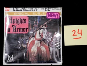 KNIGHTS in ARMOR View-Master 3 Reel Packet J76 - 1978 NEW UNOPENED - Picture 1 of 2