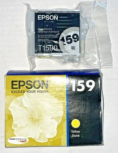 Cartuchos de tinta Epson 159 color negro amarillo sellado caducado NUEVO genuino LEER - Imagen 1 de 6