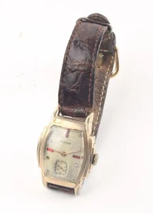 Benrus Swiss Men's Wrist Watch BB-3 15 Jewels-GC-8 - Picture 1 of 9