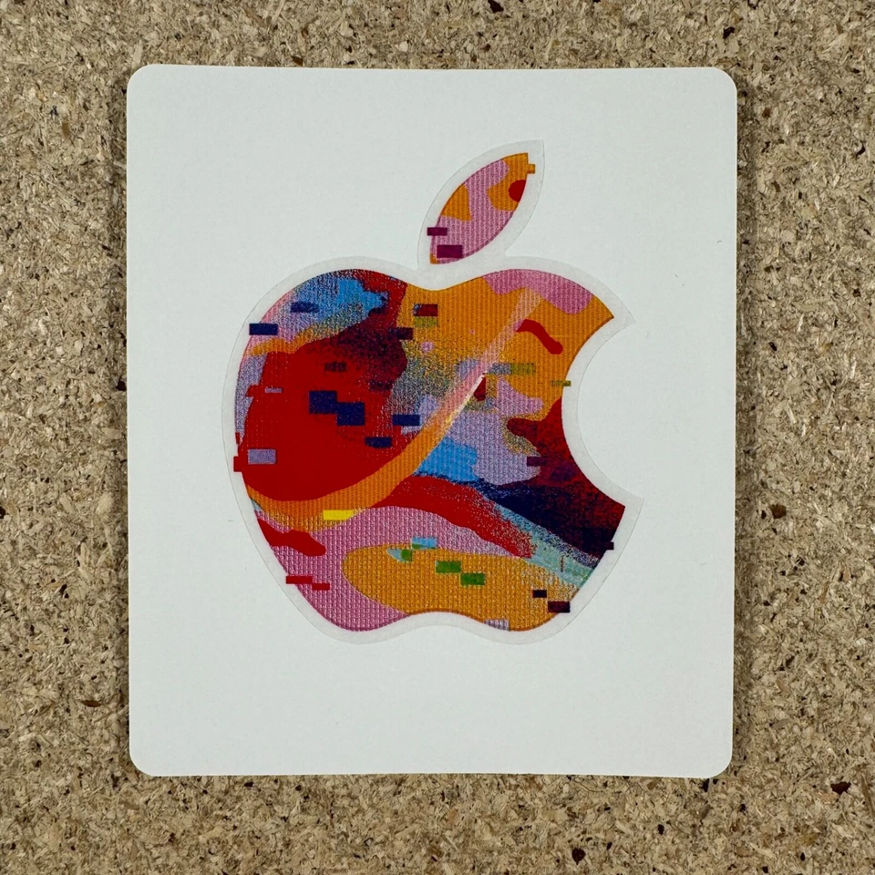 1x Aufkleber Sticker von Apple Gift Card 7cm x 5,5cm - Bild 1 von 1