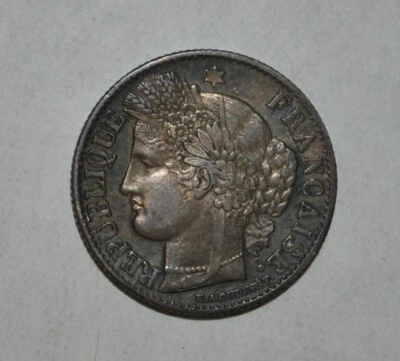 Moneda de 50 céntimos de plata Francia 1850-A 6304 Foto 1 de 2