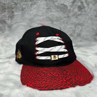 Chicago Black Hawks Hat Zephyr Lacer Collection Snap Back NHL Hockey - Image 1 of 4