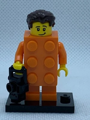 NUEVO LEGO Disfraz de Ladrillo Naranja Hombre Minifigura BAM Tienda Exclusivo Foto 1 de 2