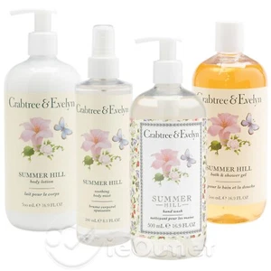 Crabtree & Evelyn Body Lotion Duschgel Body Mist & Handseife Set - SUMMER HILL - Bild 1 von 1