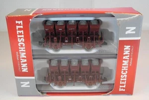 Fleischmann Spur N 1/160 Nr. 845101 Muldenkippwagen-Set der DB KKK NEM OVP #218 - Bild 1 von 3