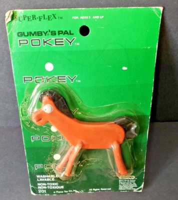 Pokey Gumby's Pal  Super-Flex Vintage Jesco Prema Toy New in Package - Rare Find - Image 1 of 3