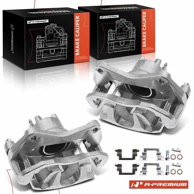 Pinzas de freno de disco delanteras A-Premium con soporte para Dodge Caliber 2007-2012 Foto 1 de 4