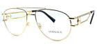 Lunettes homme Versace Ve1269 1002 or 57 mm
