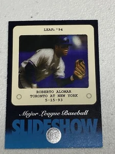 1994 The Leaf Set Slideshow ROBERTO ALOMAR #5 of 10 Blue Jays **FREE SHIPPING** - Picture 1 of 2