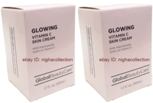 Lot 2 - Global Beauty Care Glowing Vitamin C Skin Cream 1.7 oz each - Picture 1 of 10