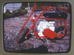 1967 FOX Trail Bug Minibike Slide Photo Doodlebug mini bike - Picture 1 of 2