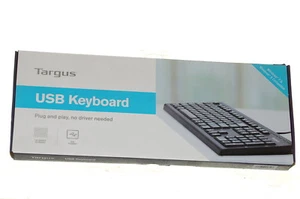 TARGUS  USB Wired Keyboard AKB30US New in Box - Picture 1 of 4