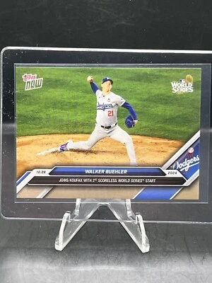 2024 Topps Now - World Series Walker Buehler #872 /4099 - Image 1 of 2