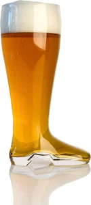 Das Boot - Tazza Boot Birra in Vetro di Qualità per Celebrazioni Oktoberfest, San Patr... - Foto 1 di 12