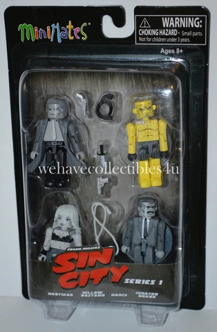 Sin City Minimates Series 1 Box Set That Yellow Bastard: Hartigan, Nancy, Roark Cover