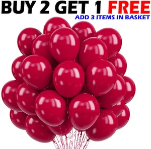 5" 10" 12" inch PLAIN latex balloons WHOLESALE party birthday 100 wedding UK - Picture 1 of 18