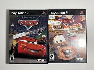 Disney Pixar Cars & Mater-National Championship Bundle Sony PlayStation 2 PS2 - Picture 1 of 6
