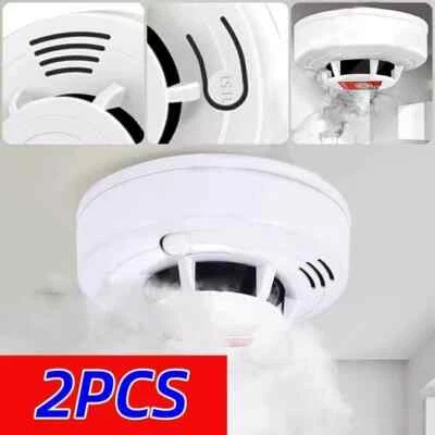 2 x Home Fire Alarm Smoke Detector Gas Sensor Fireangel Twin Pack UK New-
