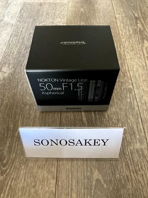 Voigtlander NOKTON Vintage Line 50mm F1.5 Aspherical II Black MC VM w/Box 【NEW】 - Image 1 of 4