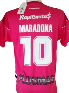 GIMNASIA Y ESGRIMA - Homage to MARADONA 2019 ORIGINAL Pink Jersey - Ask Size - Picture 1 of 2