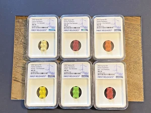 Extremely Rare Samoa 2022 Haribo Goldbears Set of 6 NGC Graded MS-70 1st Release - Picture 1 of 16
