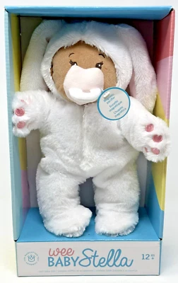 Manhattan Toy Wee Baby Stella 11" Soft Baby Doll with Bunny Suit NEW - Image 1 of 4