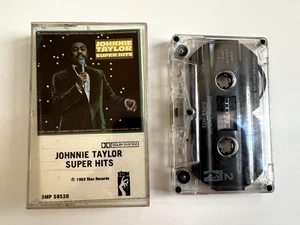 JOHNNIE TAYLOR - Super Hits - 1983 Audio Cassette Tape, Vintage, Ships Fast - Picture 1 of 2