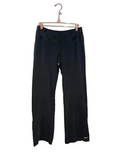 Pantalones de yoga Nike de pierna ancha para mujer medianos elásticos negros - Imagen 1 de 6