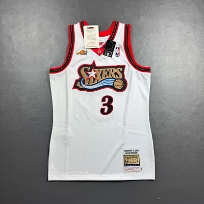 100% Authentic Allen Iverson Mitchell & Ness 2000 NBA All Star Jersey Size 40 M - Image 1 of 4