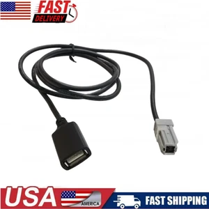 Adaptador de cable a USB de audio auxiliar para automóvil de 100 cm para Toyota para Lexus - Imagen 1 de 6