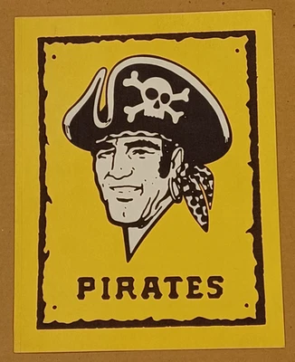 Large Vintage PITTSBURGH PIRATES Sticker - 9"x12" - Image 1 of 4