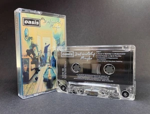 Oasis DEFINITELY MAYBE Cassette C-CRE169 **UK 1ST ISSUE 1994** EX/NEAR MINT - Picture 1 of 10