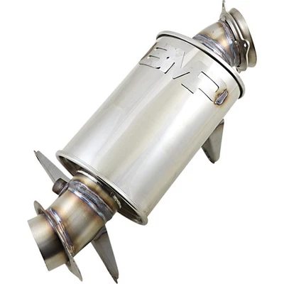 Bikeman Performance 02-229-SS Full Velocity Muffler - Bare Stainless (Natural) - Image 1 of 3