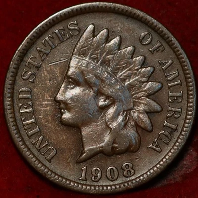 1908-S San Francisco Mint Indian Head Cent - Image 1 of 2