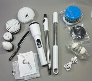 Elektrische Spin Scrubber Reinigungsbürste langer Arm 130 cm leistungsstark leicht leicht - Bild 1 von 24
